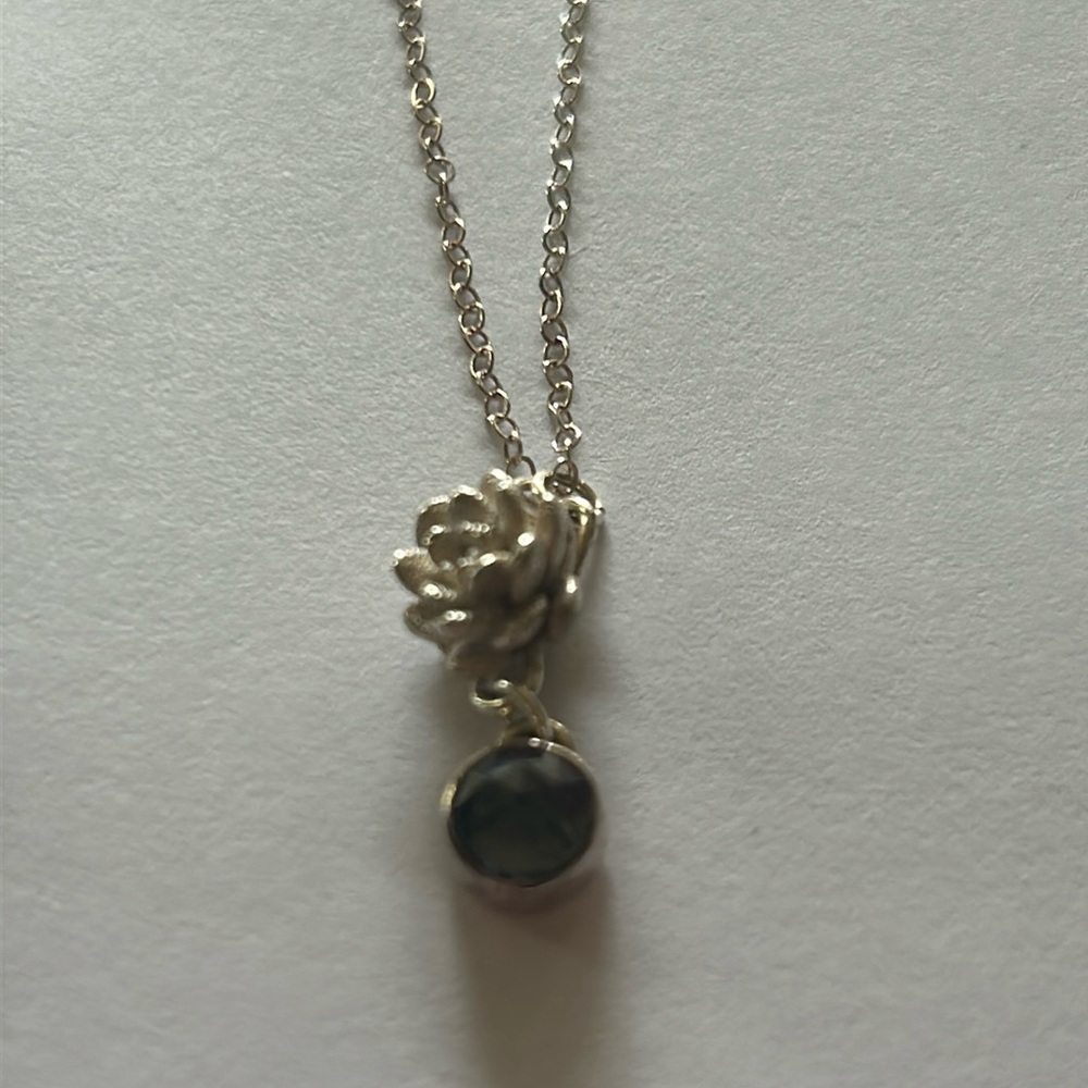 Succulent pendant necklace